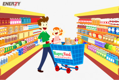 Bánh dinh dưỡng Enerzy tiếp tục “phủ sóng” chuỗi siêu thị tiện lợi H7 Mart và Hapro Food